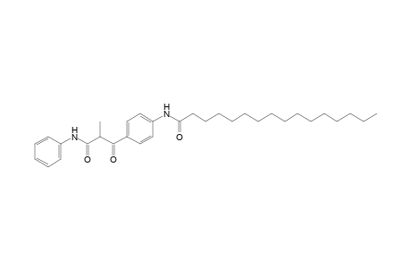 4'-[2-(Phenylcarbamoyl)propionyl]hexadecanilide