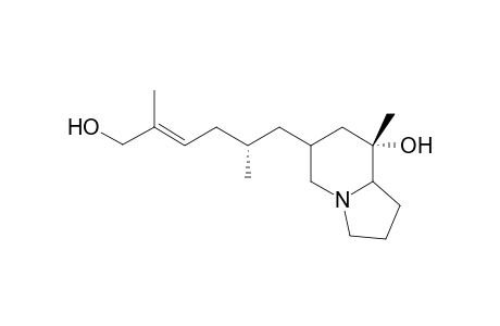 (6R)6-Methyl-6-hydroxy-8-[(2S)-2',5'-dimethyl-6'-hydroxy-5'-hexen-1'-yl]-1-azabicyclo[3.4.0]nonane