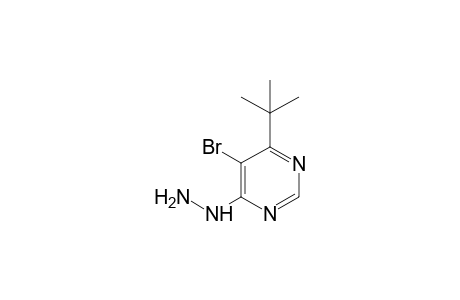 5-bromo-4-tert-butyl-6-hydrazinopyrimidine