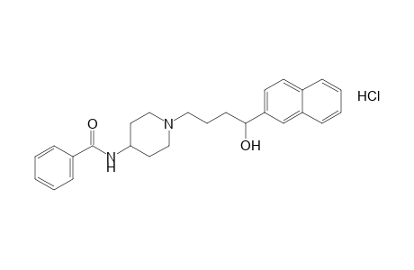 N-{1-[4-hydroxy-4-(2-naphthyl)butyl]-4-piperidyl}benzamide, monohydrochloride