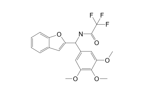 N-(Benzofuran-2-yl(3,4,5-trimethoxyphenyl)methyl)-2,2,2-trifluoroacetamide