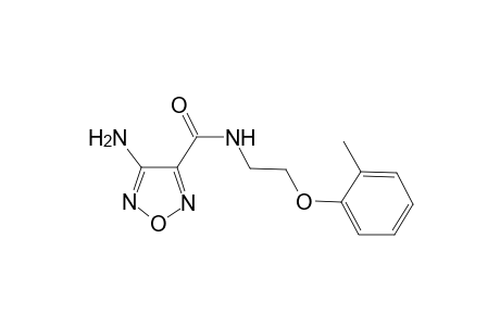 4-Amino-furazan-3-carboxylic acid (2-O-tolyloxy-ethyl)-amide