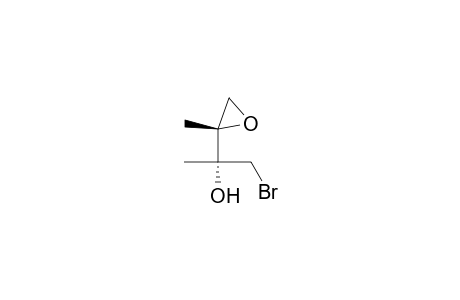 (2R*,3S*)-(+-)-1-Bromo-2,3-dimethyl-3,4-epoxybutan-2-ol