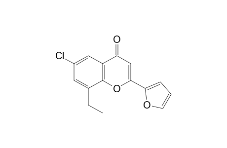 6-chloro-8-ethyl-2-(2-furyl)chromone