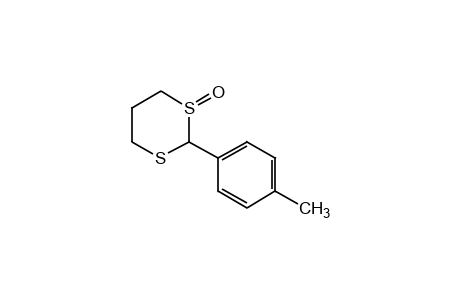 2-p-tolyl-m-dithiane, 1-oxide