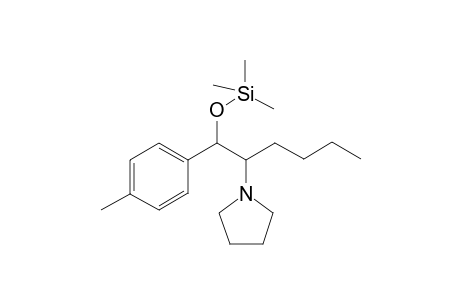 1-(4-Methylphenyl)-2-pyrrolidino-hexan-1-ol TMS