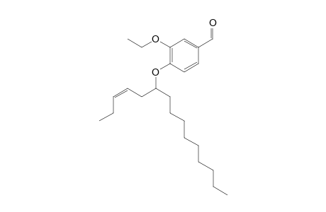 (Z)-3-ethoxy-4-(pentadec-3-en-6-yloxy)benzaldehyde