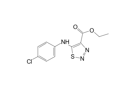 5-(p-chloroanilino)-1,2,3-thiadiazole-4-carboxylic acid, ethyl ester