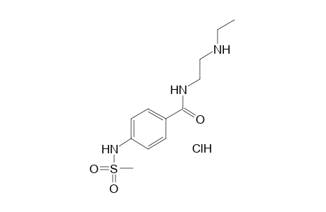 N-[2-(ethylamino)ethyl]-p-(methylsulfonamido)benzamide, monohydrochloride