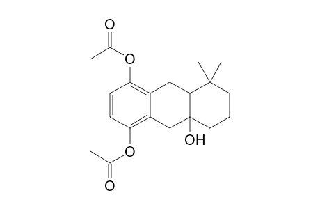 1,4,8a(6H)-Anthracenetriol, 5,7,8,9,10,10a-hexahydro-5,5-dimethyl-, 1,4-diacetate