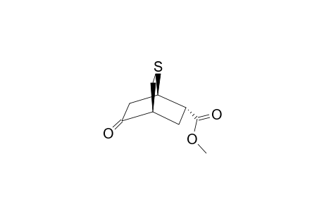 (1R*,4R*,6S*)-2-THIABICYCLO-[2.2.2]-OCTAN-8-ONE-6-CARBOXYLIC-ACID-METHYLESTER