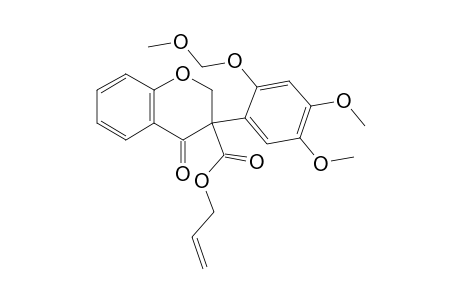 Allyl 3-[4',5'-dimethoxy-2'-(methoxymethoxy)phenyl]-4-oxochromane-3-carboxylate