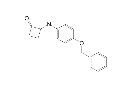 2-(N-(4-(benzyloxy)phenyl)-N-methylamino)cyclobutanone