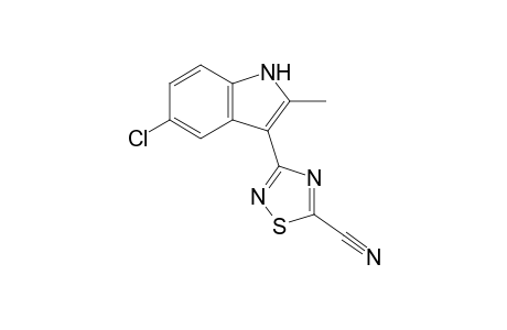 5-Cyano-3-(5-chloro-2-methylindol-3-yl)-1,2,4-thiadiazole