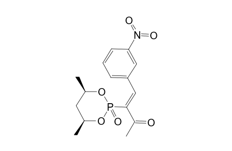 2-[1-Acetyl-2-(3-nitrophenyl)ethenyl]-4.beta.,6.beta.-dimethyl-2-oxo-1,3,2-dioxaphosphorinane