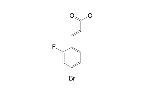 4-Bromo-2-fluorocinnamic acid