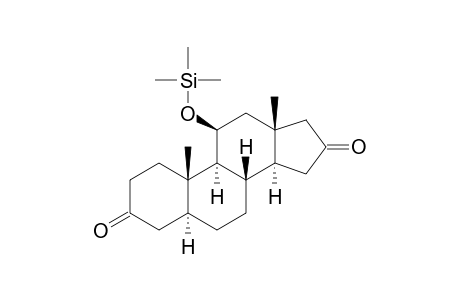 5.ALPHA.-ANDROSTAN-11.BETA.-OL-3,16-DIONE-TRIMETHYLSILYL ETHER