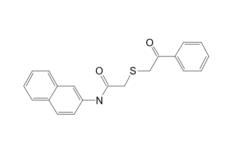 N-Naphthalen-2-yl-2-(2-oxo-2-phenyl-ethylsulfanyl)-acetamide