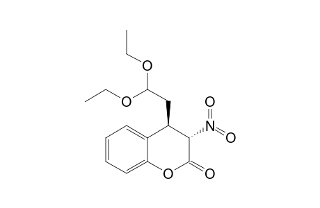 TRANS-4-(2,2-DIETHOXYETHYL)-3-NITROCHROMAN-2-ONE