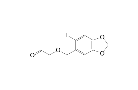 2-((2-Iodo-4,5-(methylenedioxy)phenyl)methoxy)ethanal