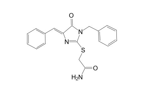 2-(1-benzyl-4-benzylidene-5-oxo-imidazol-2-yl)sulfanylacetamide