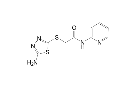 2-(5-Amino-[1,3,4]thiadiazol-2-ylsulfanyl)-N-pyridin-2-yl-acetamide