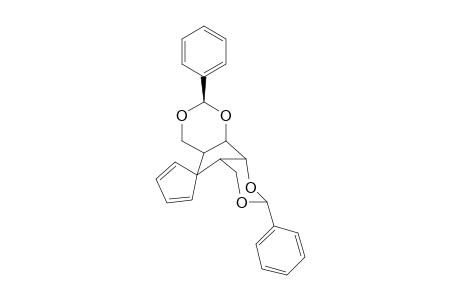 4,4a,5a,6,9a,9b-Hexahydro-2,8-diphenylspiro-{5H-cyclopenta[2,1-d : 3,3-d']-bis[1,3]dioxin-5,1'-cyclopenta-2',4'-diene}