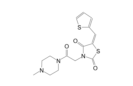 2,4-thiazolidinedione, 3-[2-(4-methyl-1-piperazinyl)-2-oxoethyl]-5-(2-thienylmethylene)-, (5E)-