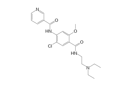 6'-chloro-4'-{[2-(diethylamino)ethyl]carbamoyl}-m-nicotinanisidide