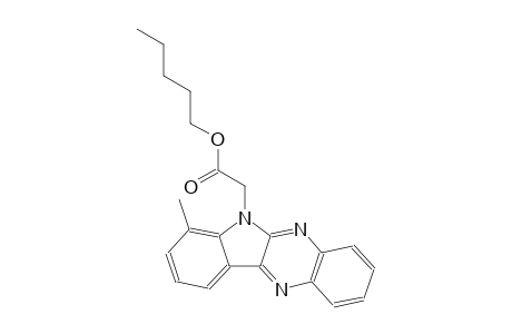 pentyl (7-methyl-6H-indolo[2,3-b]quinoxalin-6-yl)acetate