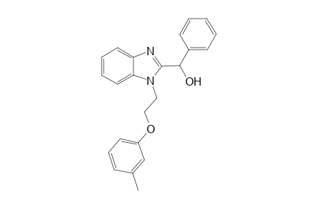 1H-1,3-Benzimidazole-2-methanol, 1-[2-(3-methylphenoxy)ethyl]-.alpha.-phenyl-