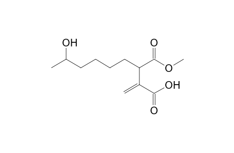 9-HYDROXYHEXYLITACONIC_ACID-1-METHYLESTER;2-[6-HYDROXY-1-(METHOXYCARBONYL)-HEPTYL]-ACRYLIC_ACID