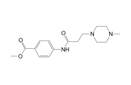 Methyl 4-([3-(4-methyl-1-piperazinyl)propanoyl]amino)benzoate