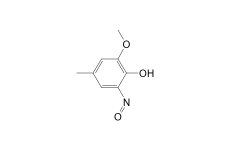 2-Methoxy-4-methyl-6-nitrosophenol