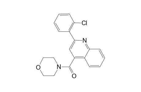 2-(2-Chlorophenyl)-4-(4-morpholinylcarbonyl)quinoline