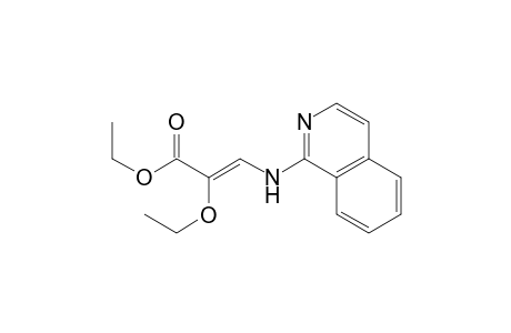 Ethyl (Z)-2-ethoxy-3-(isoquinolin-1-ylamino)propenoate