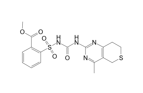 o-{[3-(7,8-dihydro-4-methyl-5H-thiopyrano[4,3-d]pyrimidin-2-yl)ureido]sulfonyl}benzoic acid, methyl ester