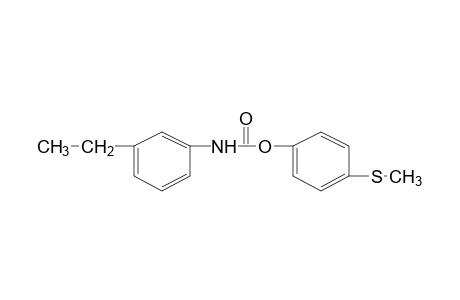 m-ethylcarbanilic acid, p-(methylthio)phenyl ester