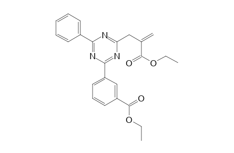 Ethyl 3-(4-(2-(ethoxycarbonyl)allyl)-6-phenyl-1,3,5-triazin-2-yl)benzoate