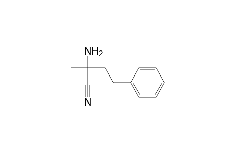 2-Amino-2-methyl-4-phenylbutanenitrile