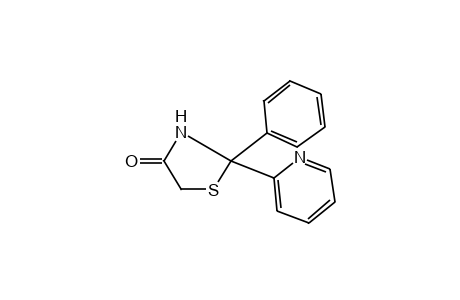 2-phenyl-2-(2-pyridyl)-4-thiazolidinone