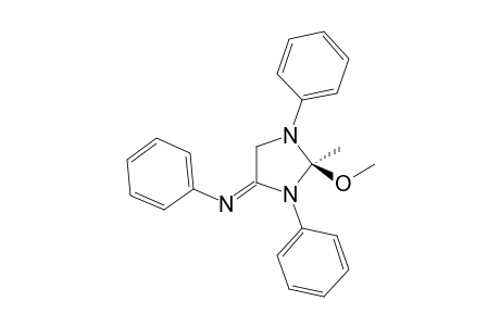 1,3-Diphenyl-2(R)-2-methoxy-2-methyl-4-phenyliminoimidazolidine