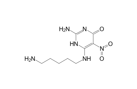 2-Amino-6-(5-aminopentylamino)-5-nitro-1H-pyrimidin-4-one