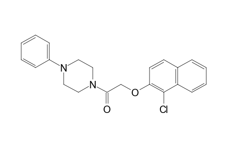 1-{[(1-chloro-2-naphthyl)oxy]acetyl}-4-phenylpiperazine