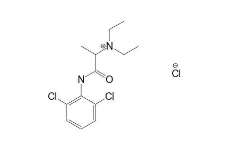 2',6'-dichloro-2-(diethylamino)propionanilide, monohydrochloride