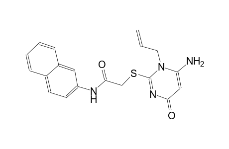 2-[(1-allyl-6-amino-4-oxo-1,4-dihydro-2-pyrimidinyl)sulfanyl]-N-(2-naphthyl)acetamide