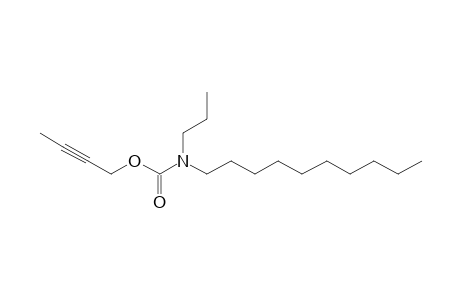 Carbonic acid, monoamide, N-propyl-N-decyl-, but-2-yn-1-yl ester