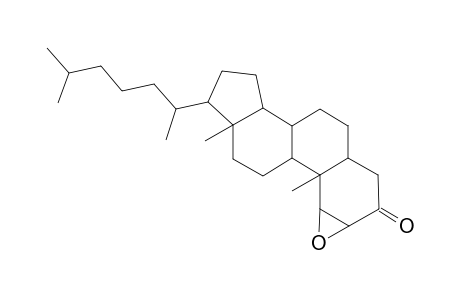 1,2-Epoxycholestan-3-one