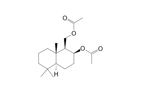 acetic acid [(1S,2S,4aS,8aS)-1-(acetoxymethyl)-5,5,8a-trimethyl-decalin-2-yl] ester