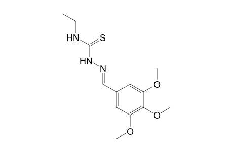 4-ethyl-3-thio-1-(3,4,5-trimethoxybenzylidene)semicarbazide